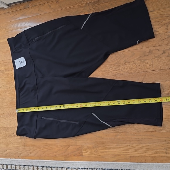 XERSION WOMEN'S BLACK PLUS SIZE HIGH-RISE FITTED ATHLETIC CAPRI PANTS SIZE 4X - Picture 11 of 16